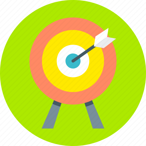 Target, aim, dart, focus, goal, marketing, center icon - Download on Iconfinder