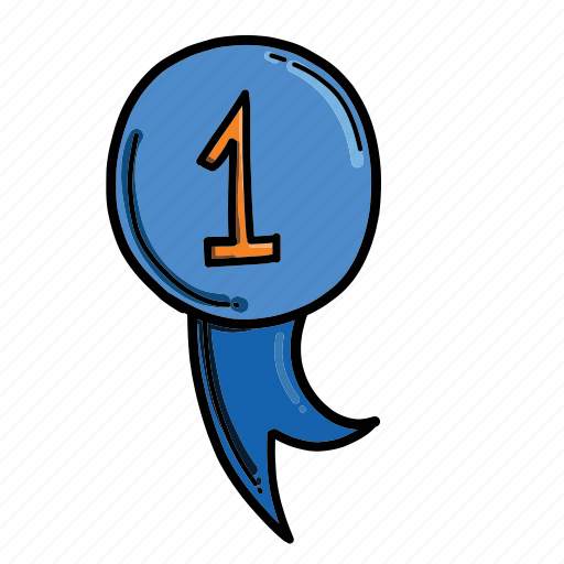 Achievement, badge, champion, ribbon, success, winner icon - Download on Iconfinder