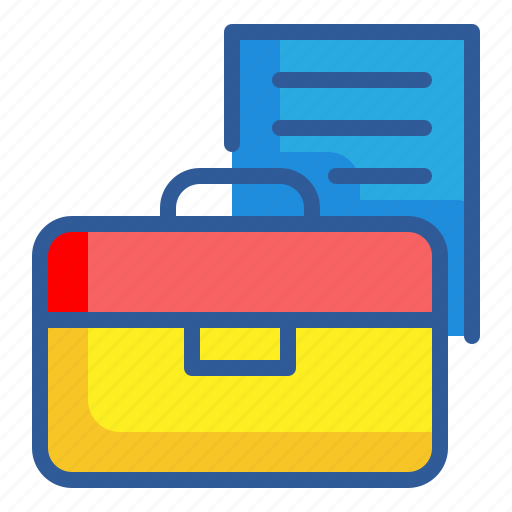 Business, bag, office, finance, document icon - Download on Iconfinder
