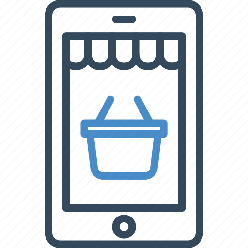Mobile cart, cart, mobile, app, basket, buy, ecommerce icon - Download on Iconfinder