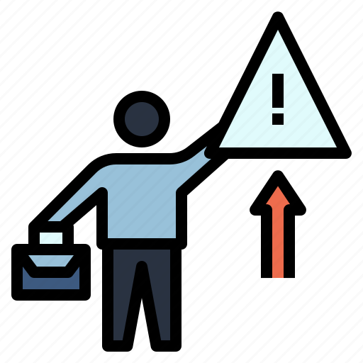 Risk, careful, alert, danger, error icon - Download on Iconfinder