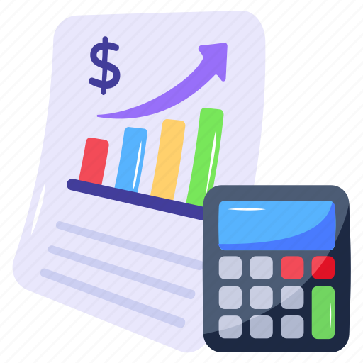 Graph report, business report, market report, business document, analytical report icon - Download on Iconfinder