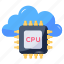 cloud processor, cloud cpu, microprocessor, cloud computing, cloud storage 