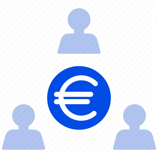 Euro, group, accounting, analytics, business, chart, communication icon - Download on Iconfinder