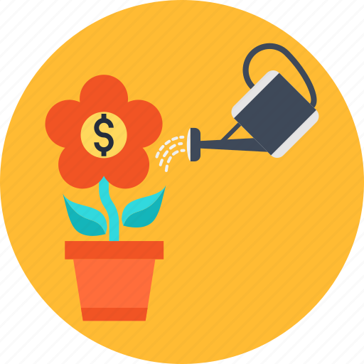 Business, coin, flower, growing, growth, money, plant icon - Download on Iconfinder