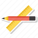 design, element, measure, pencil, tool