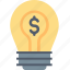 idea, bulb, creative, financial, innovation, invention, solution 