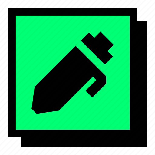 Pen, business, essential, ui, neobrutalism, neo brutalism, neubrutalism icon - Download on Iconfinder