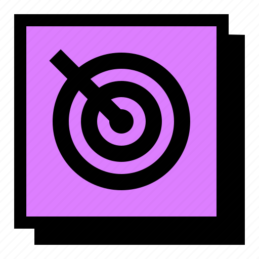 Target, business, essential, ui, neobrutalism, neo brutalism, neubrutalism icon - Download on Iconfinder