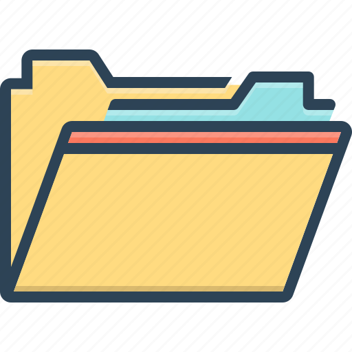 Archive, document, dossier, files, folder, open, storage icon - Download on Iconfinder