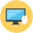 computer, lcd, led, mouse, pointing device