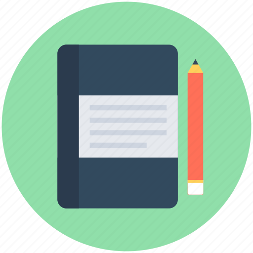 Diary, notebook, notepad, notes, pencil icon - Download on Iconfinder