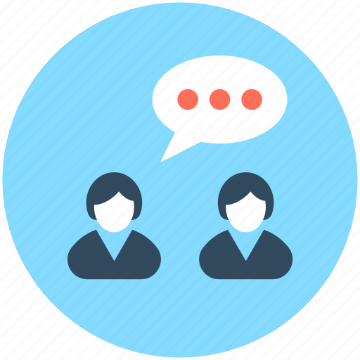 Communication, discussing, speech bubble, talking, users icon - Download on Iconfinder