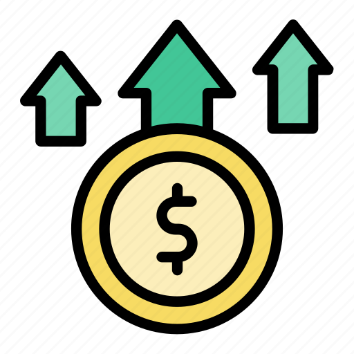 Business, growth, income, profit, money icon - Download on Iconfinder