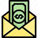 business and finance, commerce and shopping, dollar, envelope, money, payment, salary