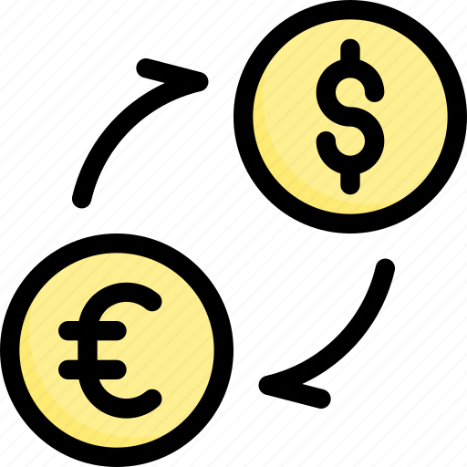Commerce, currency, dollar, euro, exchange, finances, money icon - Download on Iconfinder