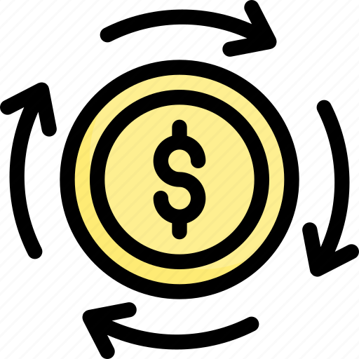 Cash, coin, dollar, exchange, money, money transfer, transfer icon - Download on Iconfinder