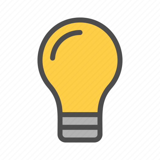 Bulb, idea, light, on icon - Download on Iconfinder