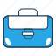 briefcase, employee, job, portfolio, suitcase 