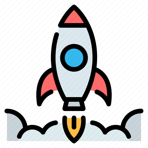 Business, launch, rocket, rocket ship, space, space ship, startup icon - Download on Iconfinder