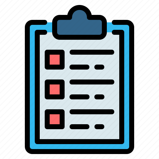 Checklist, clipboard, document, list, plan, planning, schedule icon - Download on Iconfinder