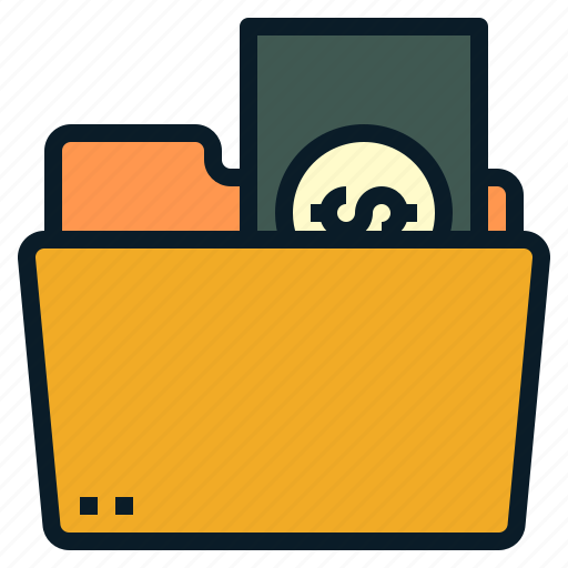 Banking, currency, finance, folder, information, money, payment icon - Download on Iconfinder