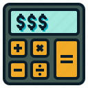 budget, calculation, calculator, machine, money, office