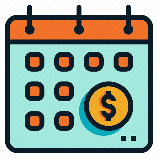 Business, calendar, finance, money, payday, salary icon - Download on Iconfinder