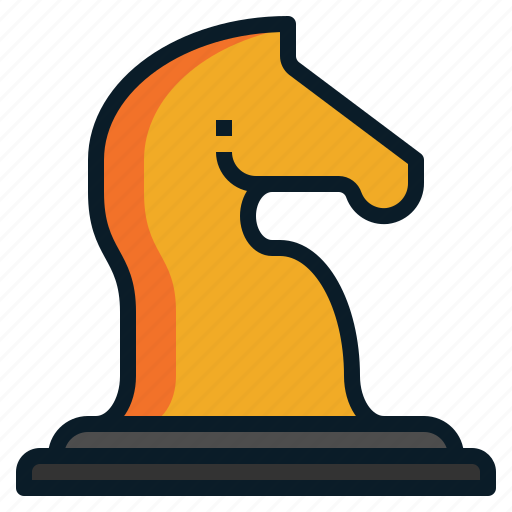 Chess, game, horse, knight, piece icon - Download on Iconfinder