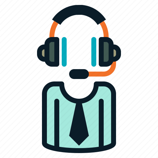Client, customer, headphones, people, person, service, support icon - Download on Iconfinder