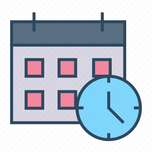 Business, finance, schedule, appointment, calendar, clock, month icon - Download on Iconfinder