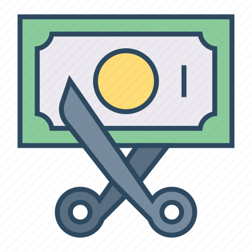 Business, finance, saving, budget, commission, cut, tax icon - Download on Iconfinder