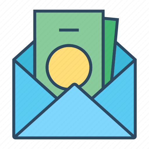 Business, finance, salary, envelope, letter, money icon - Download on Iconfinder