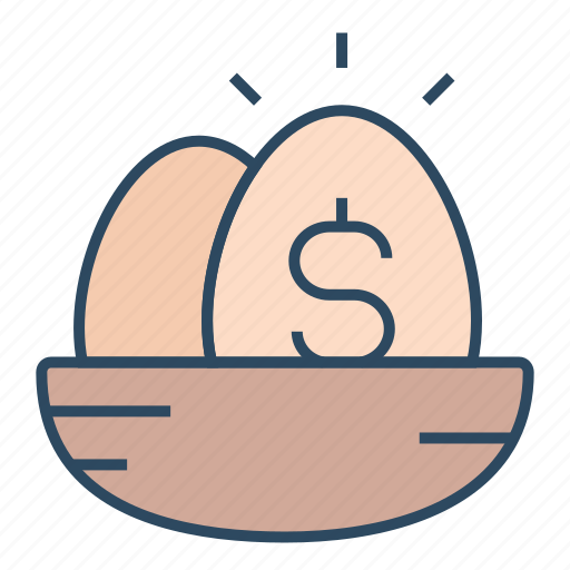 Business, finance, fund, eggs, investment icon - Download on Iconfinder