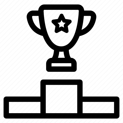Competition, cup, excellency, podium, winner icon - Download on Iconfinder