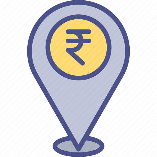 Money location, location, gps, map pin, bank location, dollar, money icon - Download on Iconfinder