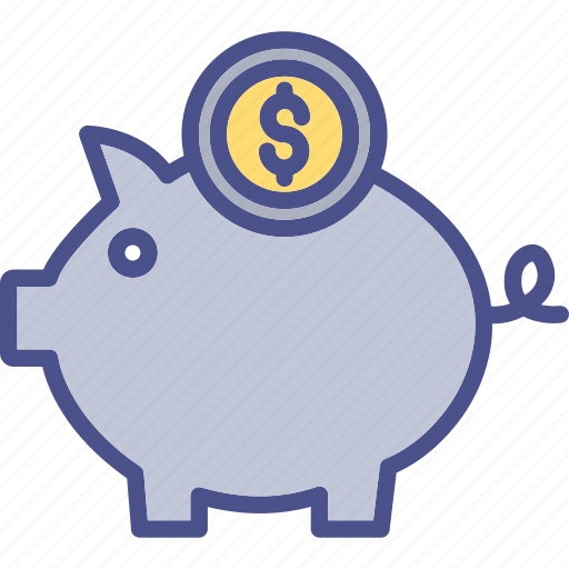 Piggy bank, economy, object, stand purse, cash, financial, investment icon - Download on Iconfinder
