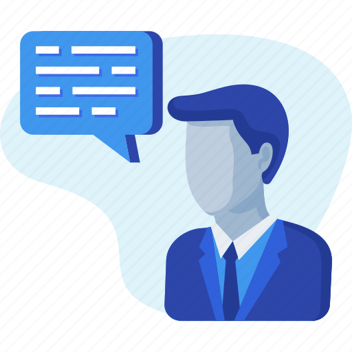 Avatar, businessman, chat, consultant, man, manager icon - Download on Iconfinder