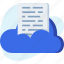 cloud, data, document, file, storage 