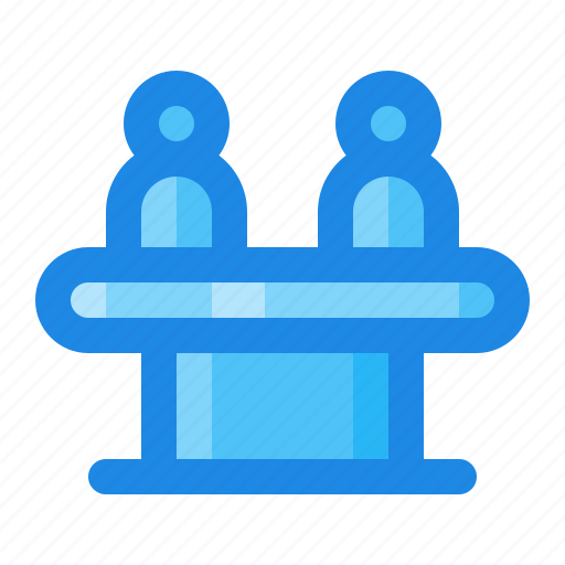 Converence, meeting, presentation, speech, table icon - Download on Iconfinder