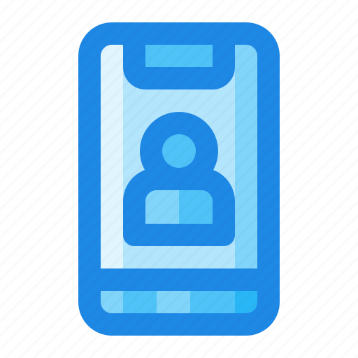 Busiiness, contact, person, smartphone icon - Download on Iconfinder