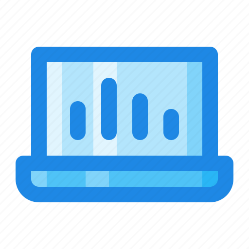 Analytic, business, chart, data, laptop, statistic icon - Download on Iconfinder