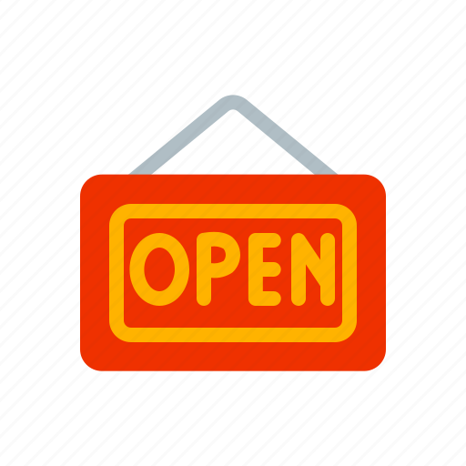 Open, board, attention, announcement, market, business, finance icon - Download on Iconfinder