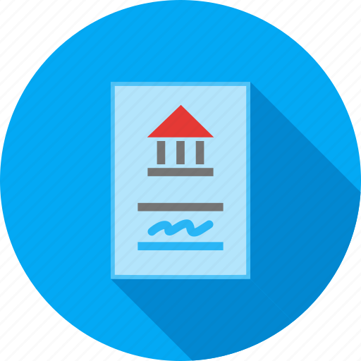 Bank, bill, book, business, cheque, draft, sign icon - Download on Iconfinder