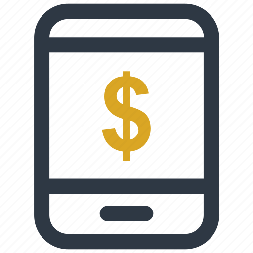 Dollar, mobile, money, sign icon icon - Download on Iconfinder