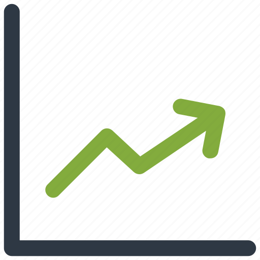 Increasing line, profit arrow, profit chart, up icon icon - Download on Iconfinder