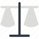 justice, law, scale, scales icon