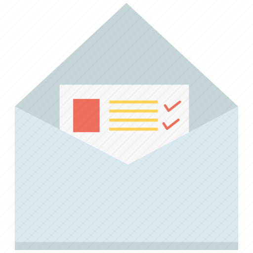 Document, envelope, letter, mail, open icon - Download on Iconfinder