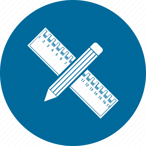 Math, pencil, ruler icon - Download on Iconfinder