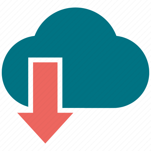 Arrow, cloud, cloudy, down icon - Download on Iconfinder